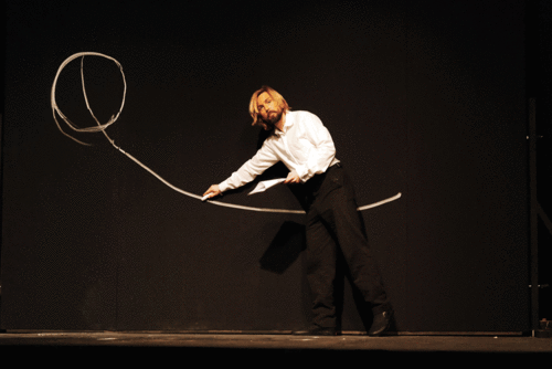 <i>Mark Leckey in The Long Tail,</i> Institute of Contemporary Arts, London, January 31, 2009.
Photo: Mark Blower