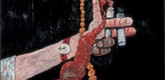 Philip Guston. <i>Talking.</i> 1979. Oil on canvas, 68 1/8" x 6' 6 1/4" (173 x 198.8 cm). The Museum  of Modern Art. Fractional and promised gift of Edward R. Broida. &copy; 2006