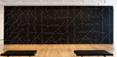 Installation view of Sol LeWitt's <I>Wall Drawing #260</I> at The Museum of Modern Art, 2008. Sol LeWitt. <I>Wall Drawing #260</I>. 1975. Chalk on painted wall, dimensions variable. Gift of an anonymous donor.&copy; 2008 Sol LeWitt/Artists Rights Society (ARS), New York. Photo &copy; Jason Mandella