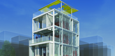  KieranTimberlake Associates, Stephen Kieran and James Timberlake. Cellophane House (Exterior). 2008.