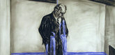 William Kentridge. Drawing from Stereoscope 1998&ndash;99. Charcoal, pastel, and colored pencil on paper, 47 1/4 x 63" (120 x 160 cm). The Museum of Modern Art, New York. Gift of The Junior Associates of The Museum of Modern Art, with special contributions from Anonymous, Scott J. Lorinsky, Yasufumi Nakamura, and The Wider Foundation