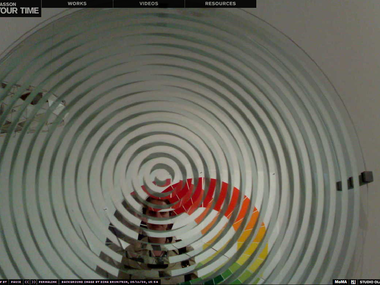 Interactives: screenshot from <i>Take your time: Olafur Eliasson</i>, 2008