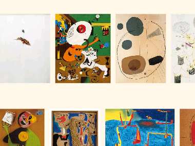 Interactives: screenshot from <i>Joan Miró: Painting and Anti-Painting 1927–1937</i>, 2008