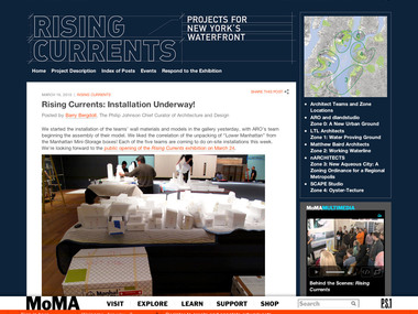 Rising Currents site