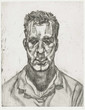 Lucian Freud. Kai. 1991–92. Sheet: 31 × 24 9/16″ (78.7 × 62.4 cm). Publisher: Matthew Marks Gallery, New York. Printer: Marc Balakjian at Studio Prints, London. Edition: 40. Courtesy Matthew Marks Gallery, New York. © 2008 Lucian Freud