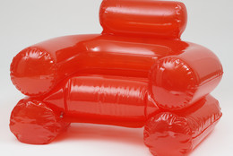 Paolo Lomazzi, Donato D’Urbino, and Jonathan De Pas. Blow Inflatable Armchair. 1967. PVC plastic. Manufactured by Zanotta S.p.A., Italy. The Museum of Modern Art, New York. Gift of the manufacturer