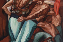 José Clemente Orozco. Barricade. 1931. Oil on canvas, 55 × 45″ (139.7 × 114.3 cm). Given anonymously. © 2016 José Clemente Orozco / Artists Rights Society (ARS), New York / SOMAAP, Mexico