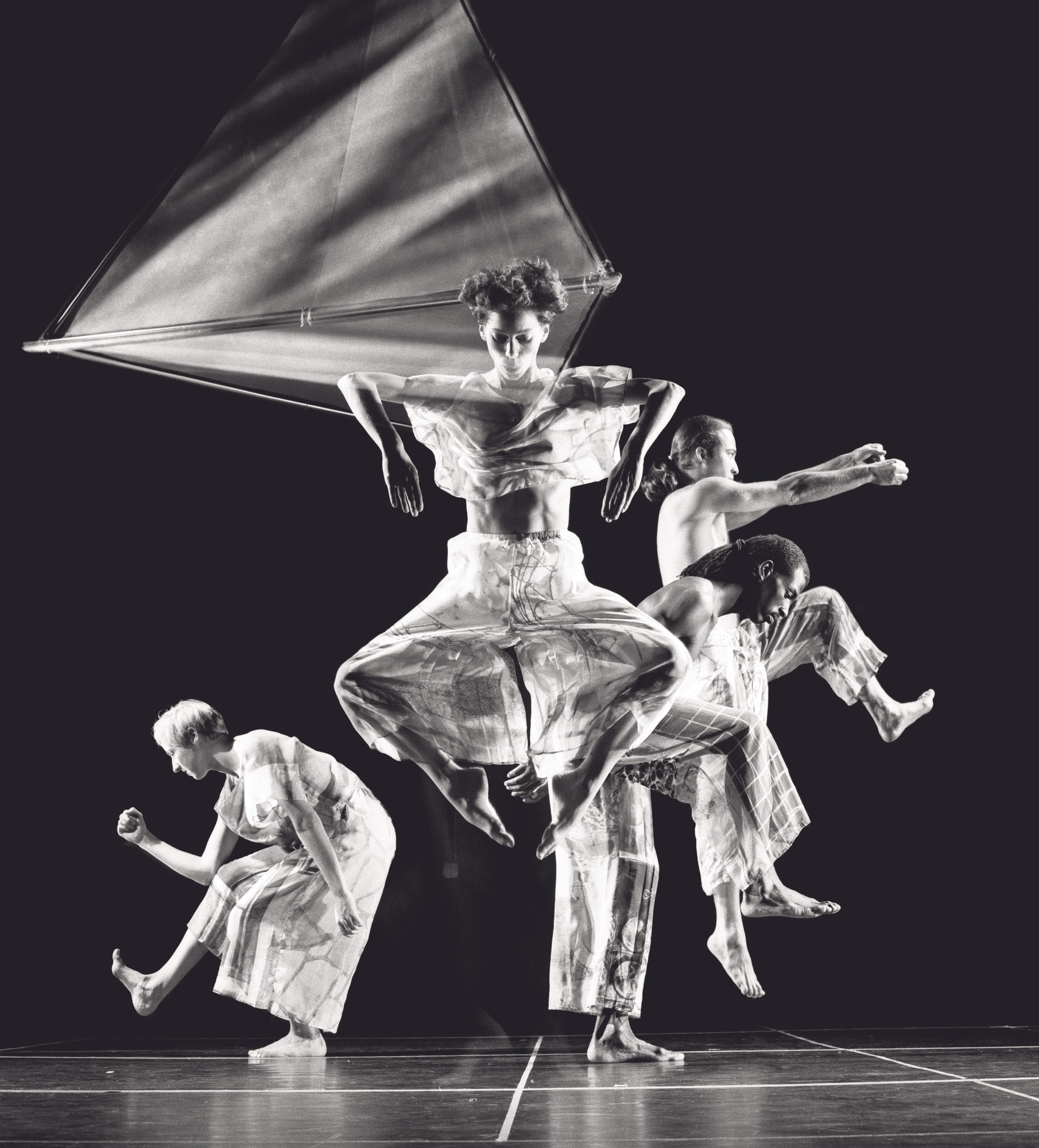 Trisha Brown, choreography; Robert Rauschenberg, set and costumes ...