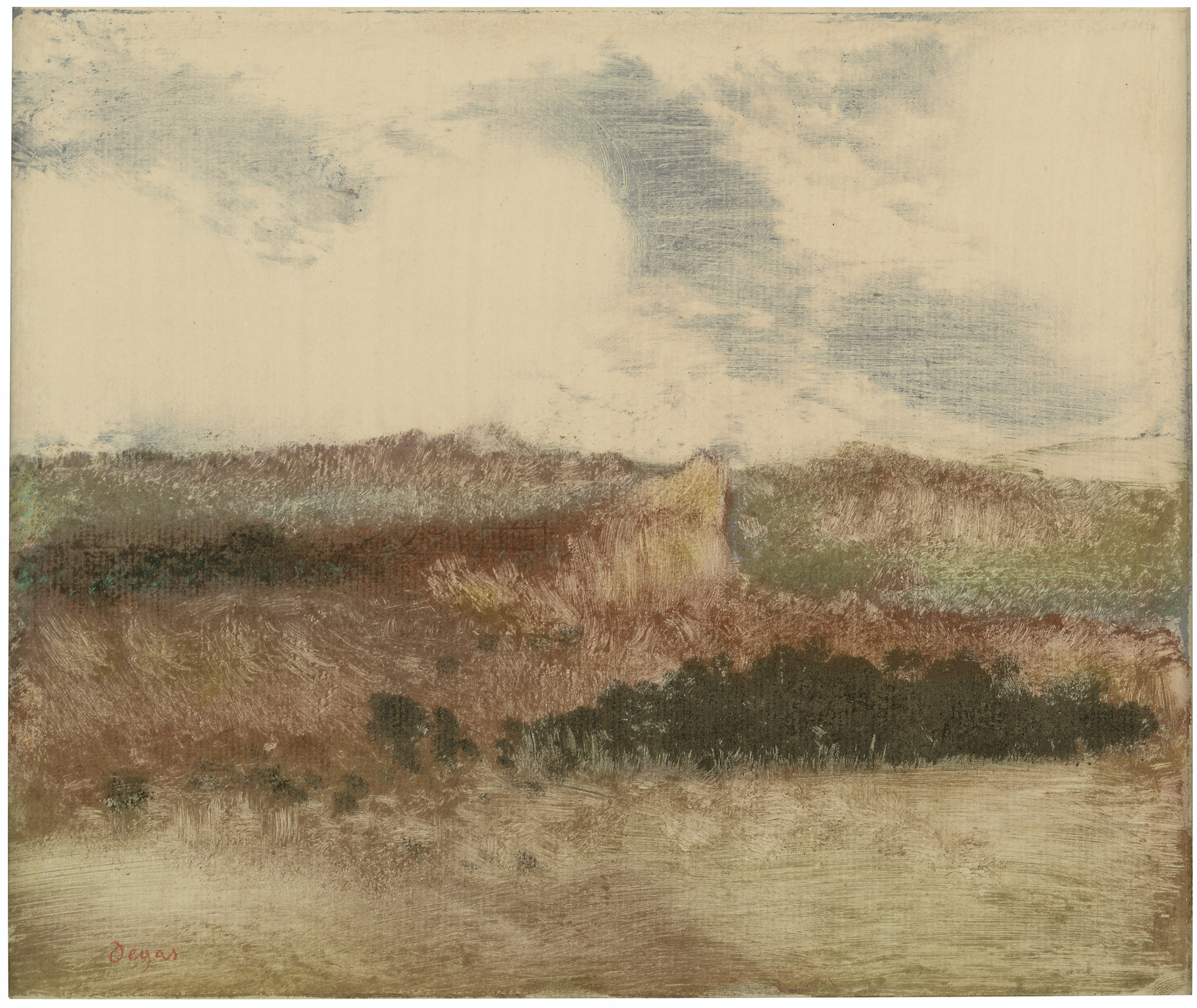 Hilaire-Germain-Edgar Degas. Landscape (Paysage). 1892 | MoMA