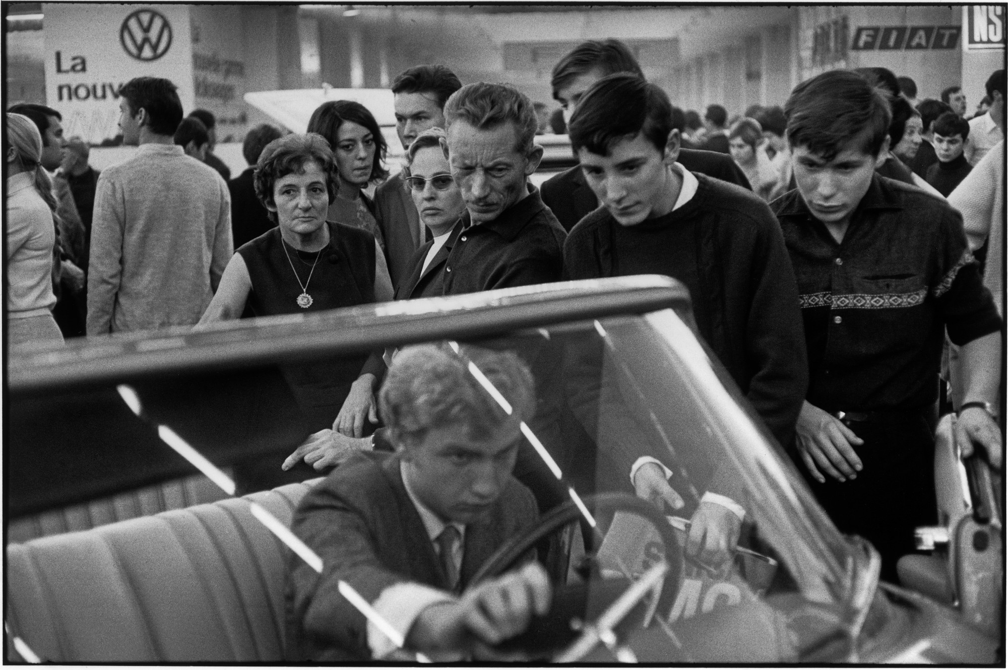 Henri Cartier Bresson Automobile Show Paris. 1968 MoMA