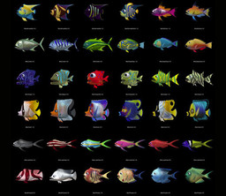 finding nemo fish types and names