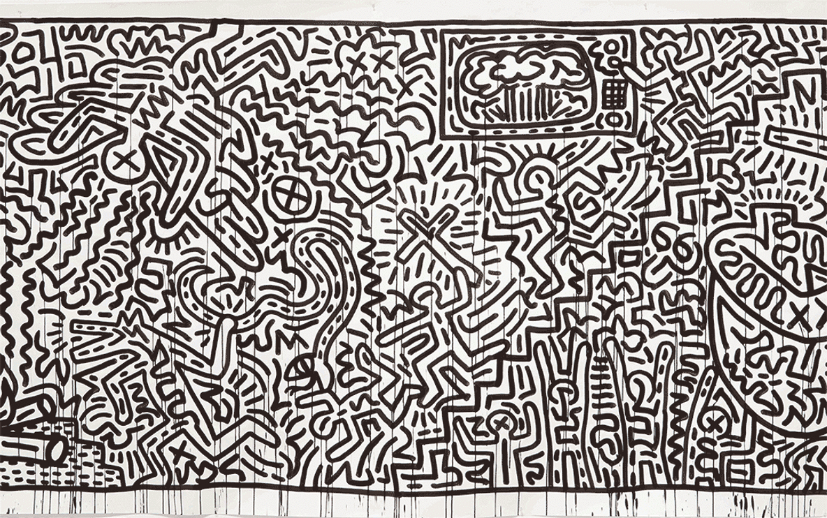 Keith Haring. Untitled (detail). 1982
