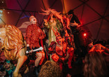 Halloween Ball with Susanne Bartsch. Cirque de Musée. October 27, 2018. Presented at MoMA PS1 as part of VW Sunday Sessions 2018-2019. Photography: Ryan Muir