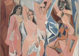 Pablo Picasso. Les Demoiselles d’Avignon. 1907. Oil on canvas. 8′ × 7′8″ (243.9 × 233.7 cm). The Museum of Modern Art, New York. Acquired through the Lillie P. Bliss Bequest. © 2019 Estate of Pablo Picasso/Artists Rights Society (ARS), New York.