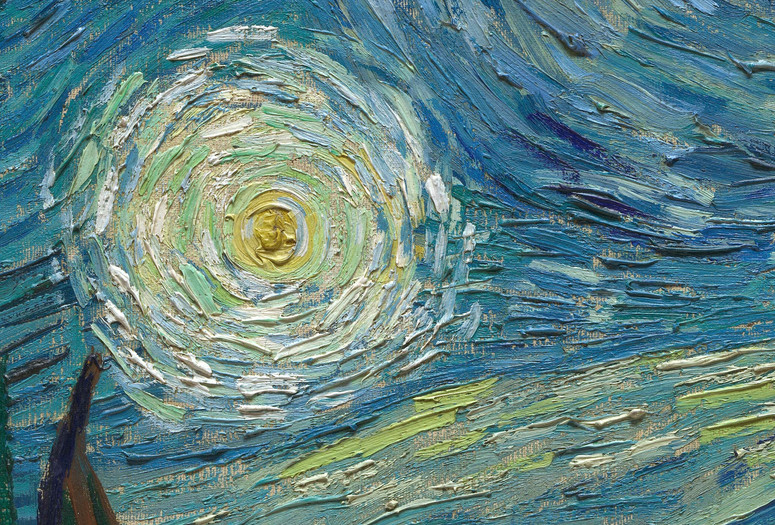 Virtual Views Van Gogh S Starry Night A Live Q A MoMA   Starry Night Detail 