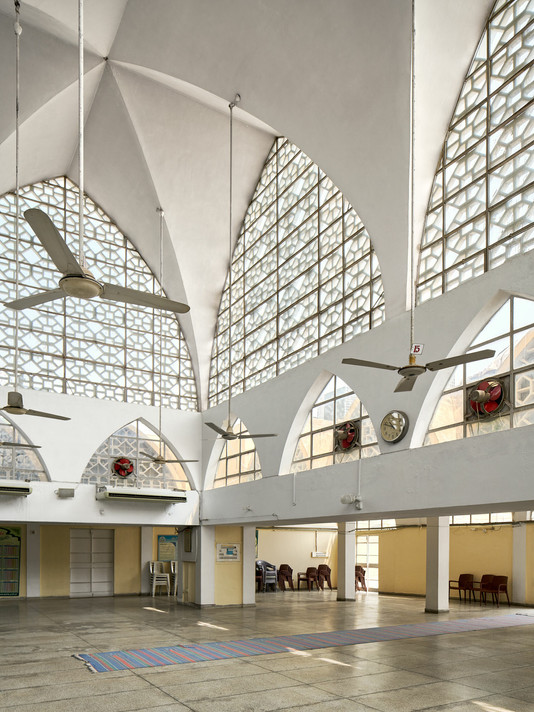 Anwar Said. “C” Type Mosque (Ahle-Hadith Mosque), Islamabad, Pakistan. 1969–73/1975–77. Interior view. 2020