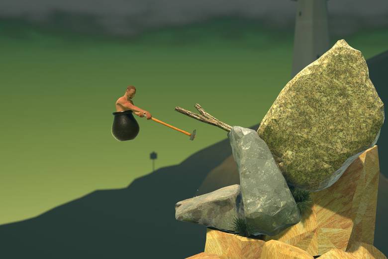 Карта getting over it with bennett foddy