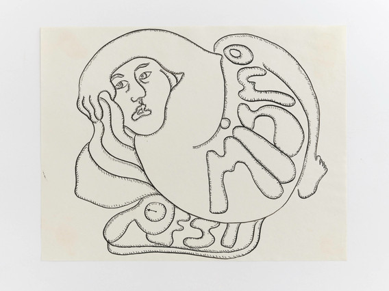 Cecilia Vicuña. Pesimismo: el excesivo peso de sí mismo (Pessimism: The Excessive Weight of Yourself) from the series AMAzone Palabrarmas. 1978