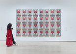 Andy Warhol. Campbell’s Soup Cans. 1962. Acrylic with metallic enamel paint on canvas, 32 panels. The Museum of Modern Art, New York. Partial gift of Irving Blum Additional funding provided by Nelson A. Rockefeller Bequest, gift of Mr. and Mrs. William A. M. Burden, Abby Aldrich Rockefeller Fund, gift of Nina and Gordon Bunshaft, acquired through the Lillie P. Bliss Bequest, Philip Johnson Fund, Frances R. Keech Bequest, gift of Mrs. Bliss Parkinson, and Florence B. Wesley Bequest (all by exchange). © 2022 Andy Warhol Foundation/ARS, NY/TM. Licensed by Campbell&#39;s Soup Co. All rights reserved. Photo: Gus Powell