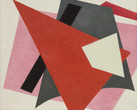 Liubov Popova. Painterly Architectonic. 1917. Oil on canvas, 31 1/2 x 38 5/8&#34; (80 x 98 cm)