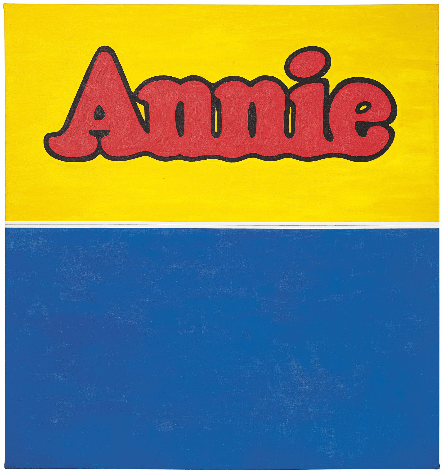 Edward Ruscha. Annie. 1962 | MoMA