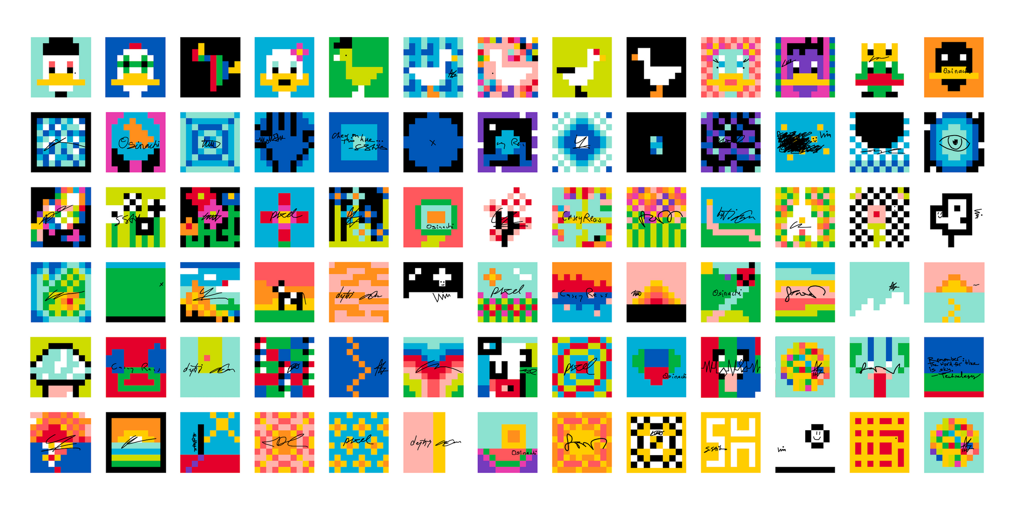 Alphabet Lore 8x8 Pixel Art