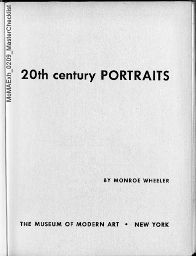 Twentieth Century Portraits 