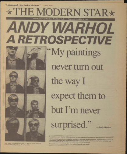 Andy Warhol: A Retrospective | MoMA