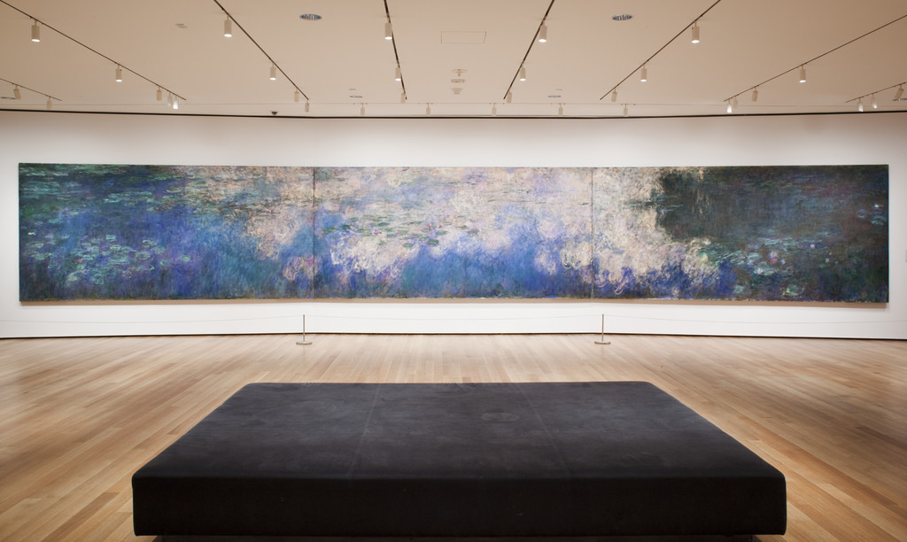 Installation view of the exhibition, “Monet’s Water Lilies” | MoMA