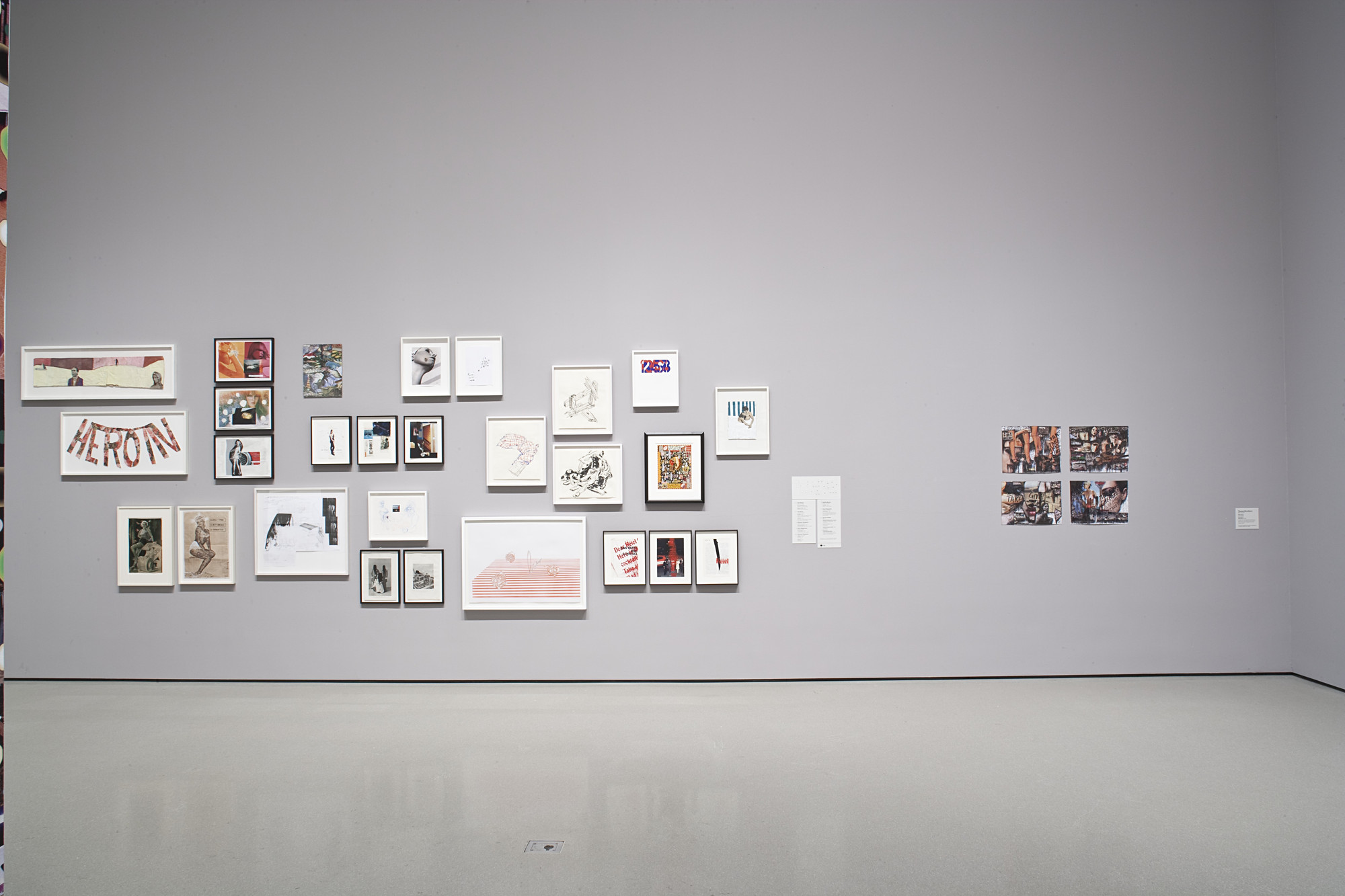 Installation view of the exhibition, 