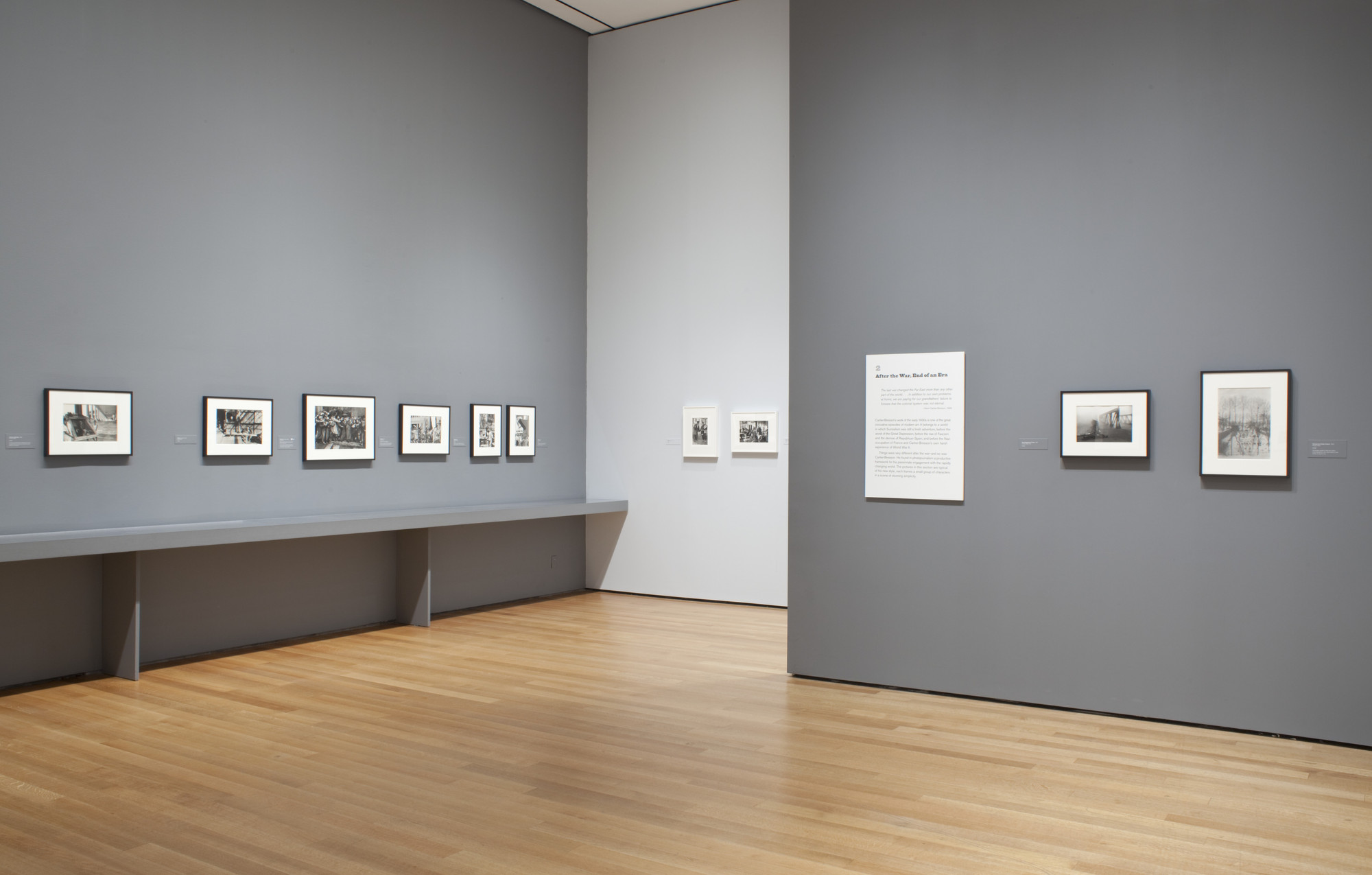 Installation view of the exhibition 