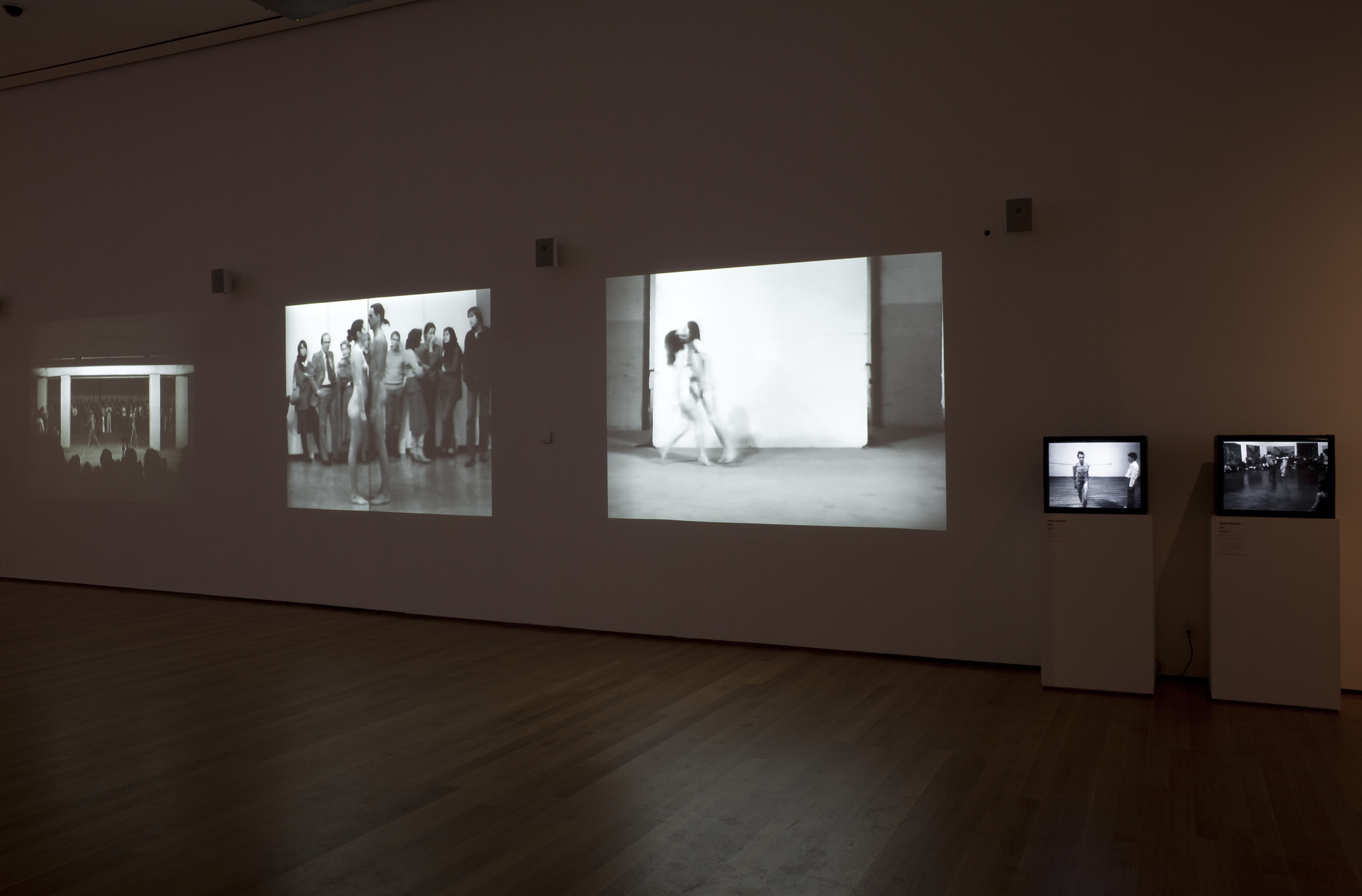 Installation view of the exhibition "Marina Abramović The Artist is