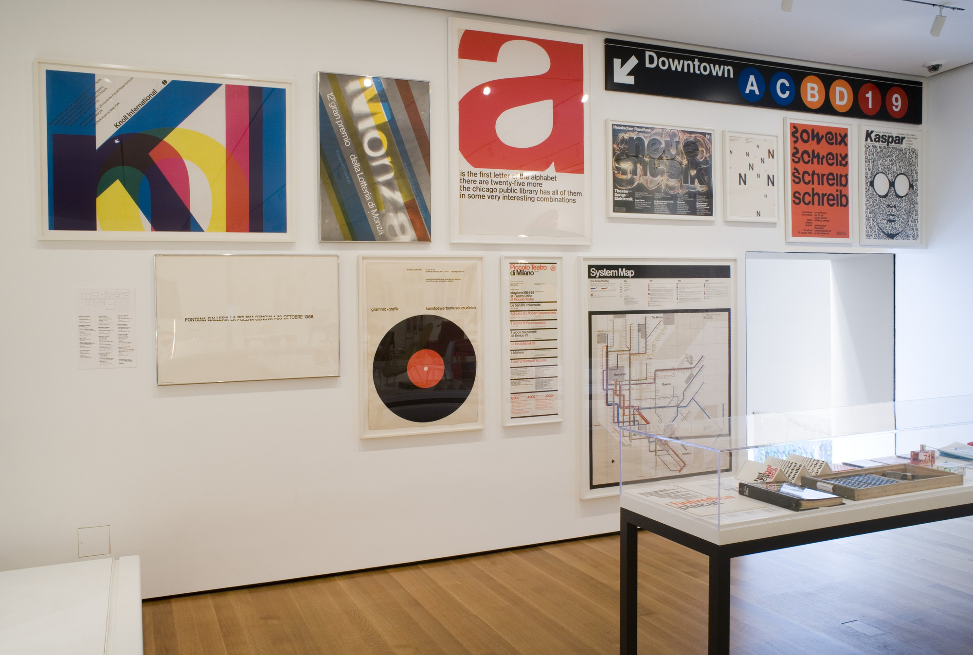 Installation view of the exhibition 