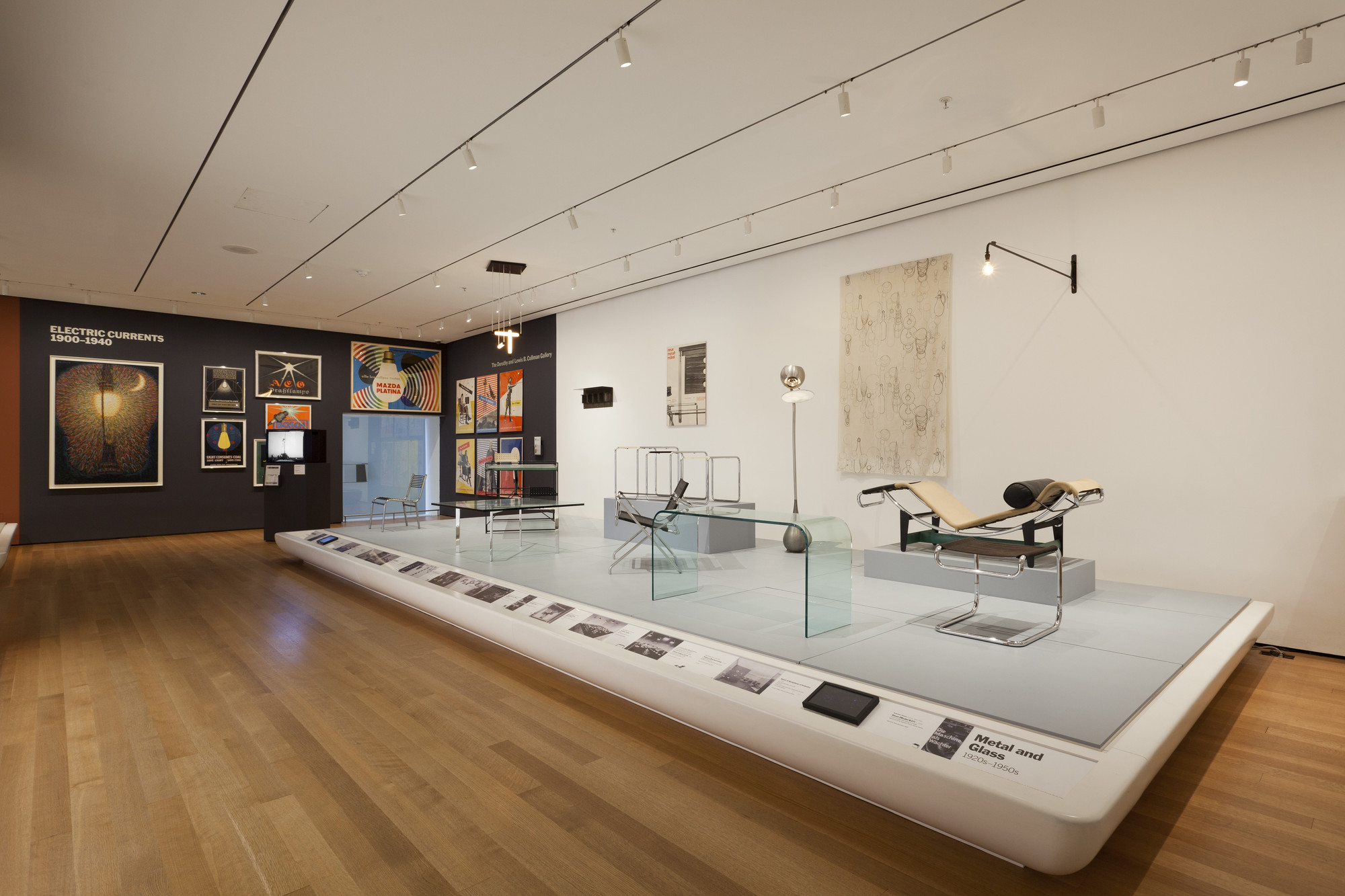 Installation view of the exhibition "Shaping Modernity Design 1880