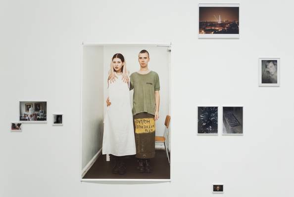 Wolfgang Tillmans. Suzanne & Lutz, white dress, army skirt. 1993 | MoMA