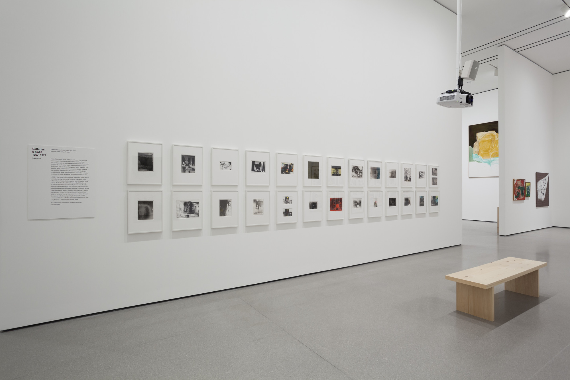 Installation view of the exhibition 