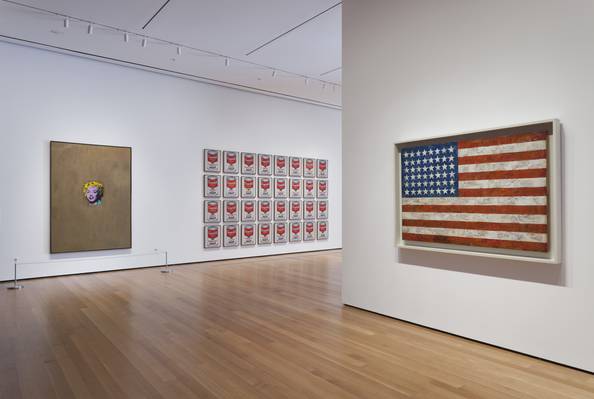 Jasper Johns. Flag. 1954-55 (dated on reverse 1954) | MoMA