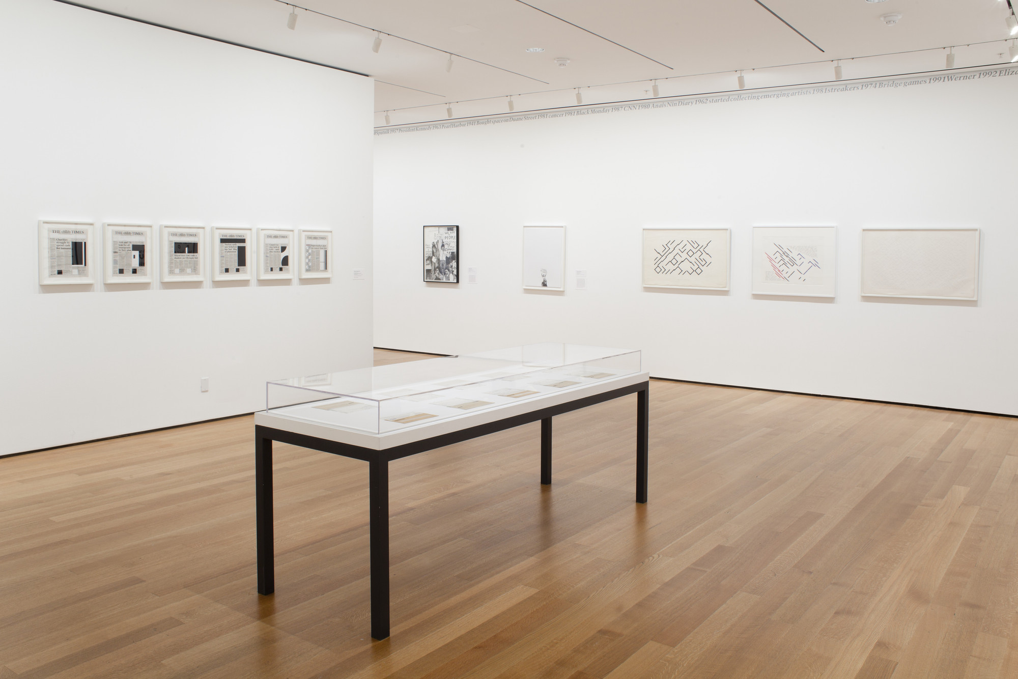 Installation view of the exhibition 