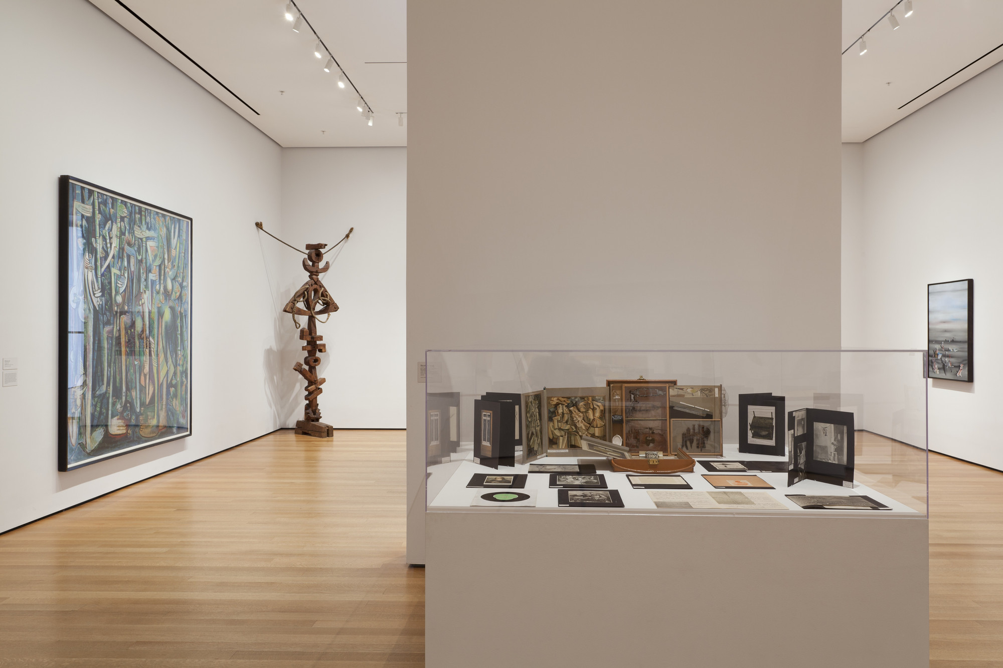 Installation View Of The Exhibition "Painting And Sculpture Changes ...