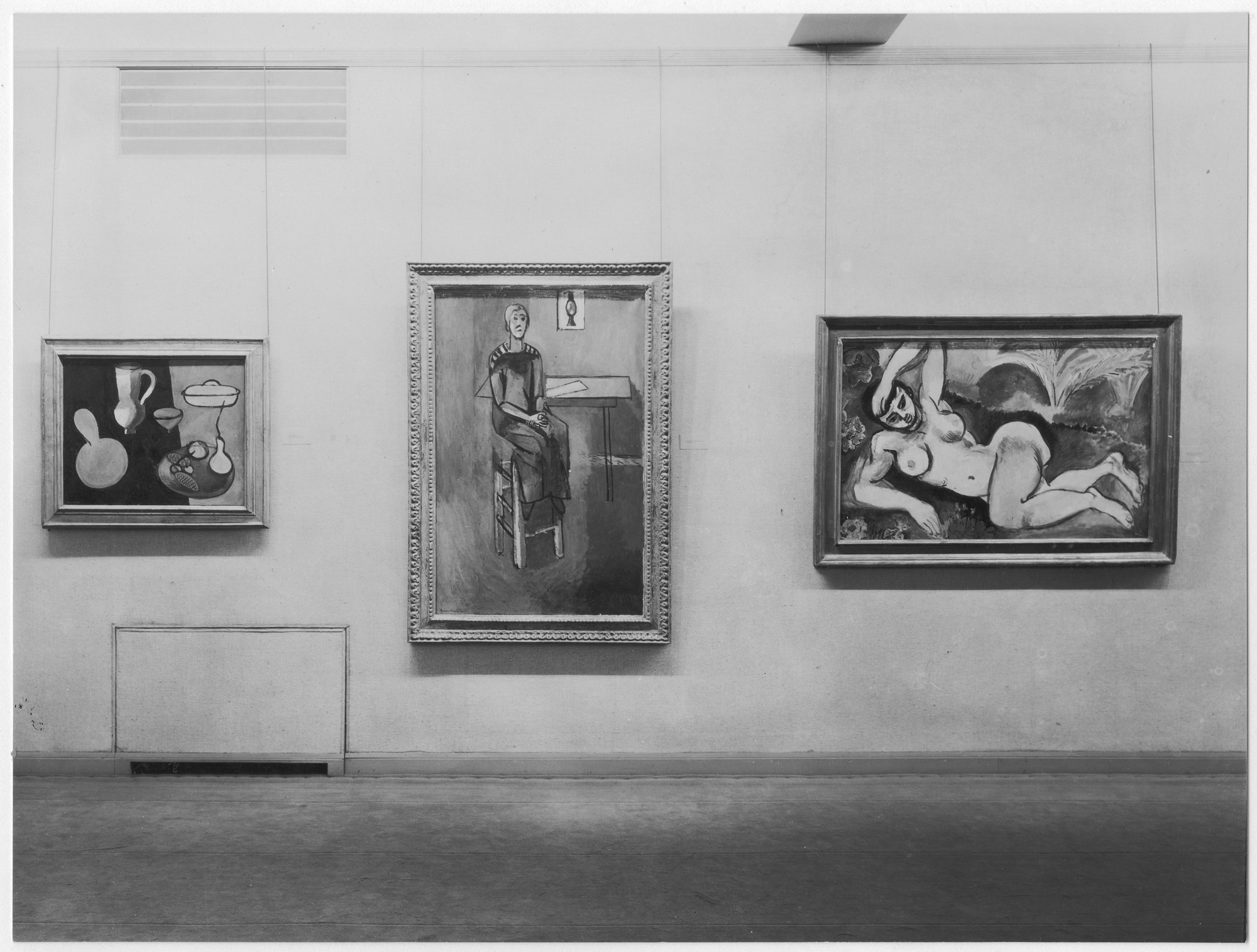 Installation view of the exhibition "Henri Matisse." MoMA