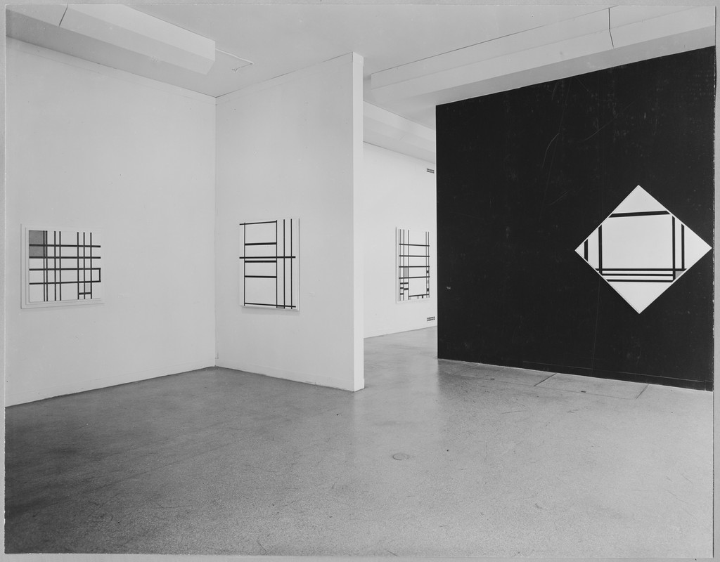 Installation view of the exhibition, “Piet Mondrian.“ | MoMA