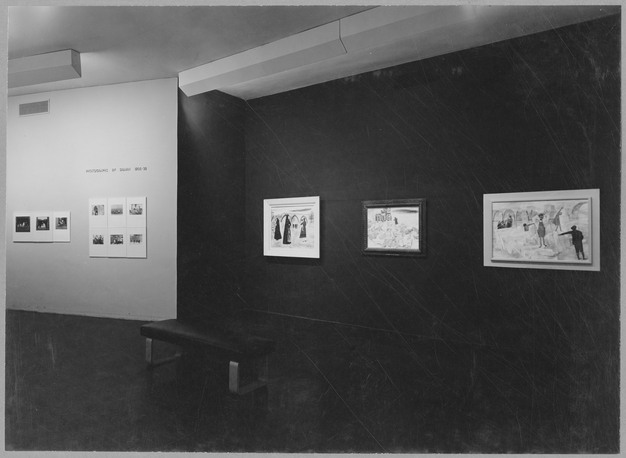 Installation View Of The Exhibition Ben Shahn Moma 