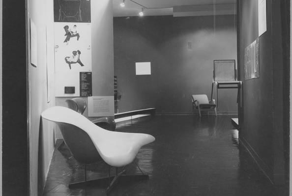 Charles Eames, Ray Eames. Prototype for Chaise Longue (La Chaise). 1948 ...