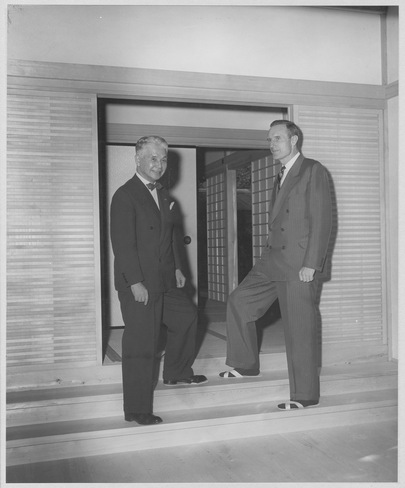 JOHN D. ROCKEFELLER JR. On a visit to Tokyo, Japan