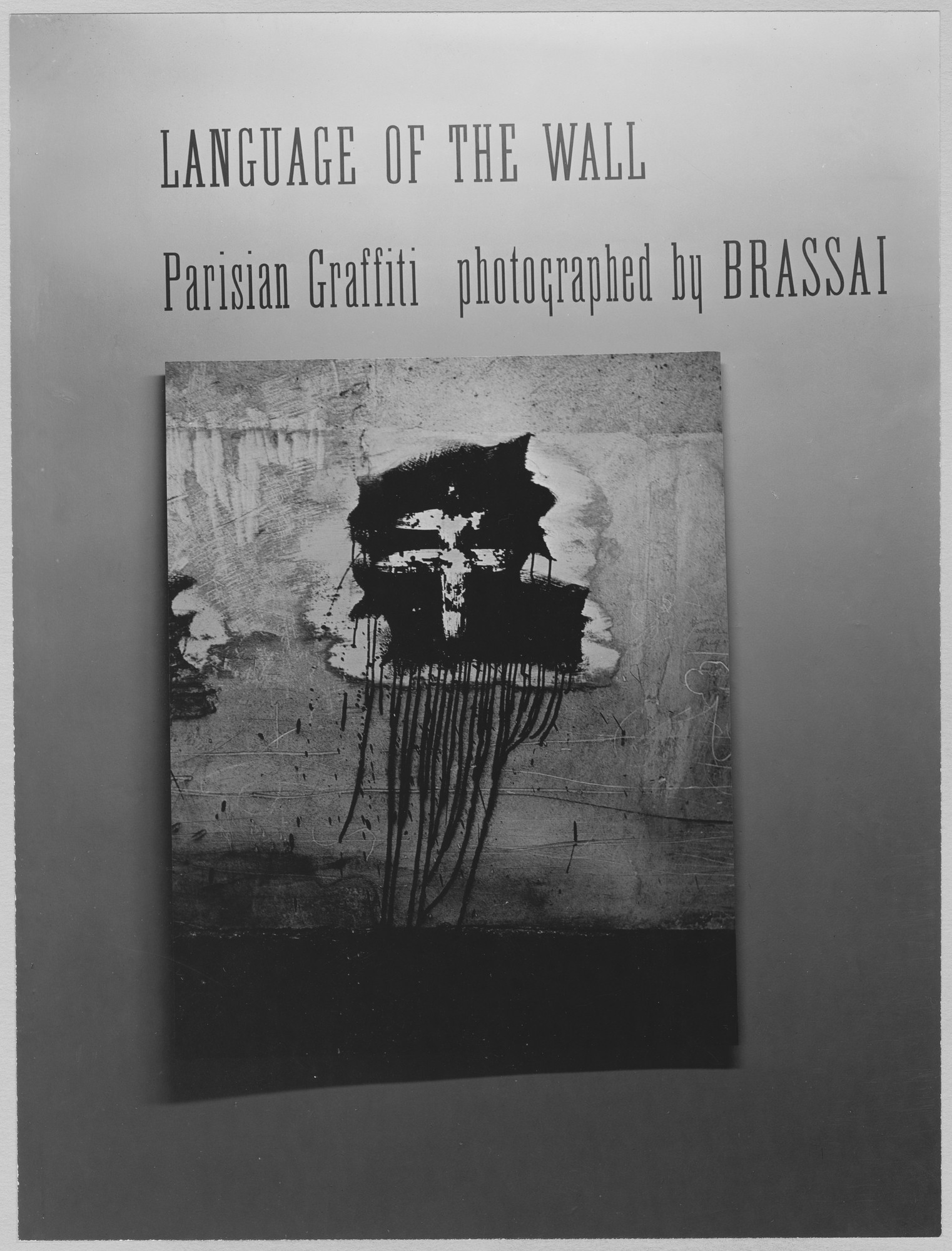 特価正規店42149/ブラッサイ 写真集 Brassai Graffiti 1960年 Chr Belser Verlag パリの壁に描かれた壁画のモノクロ写真集 フランス・パリの写真家 アート写真