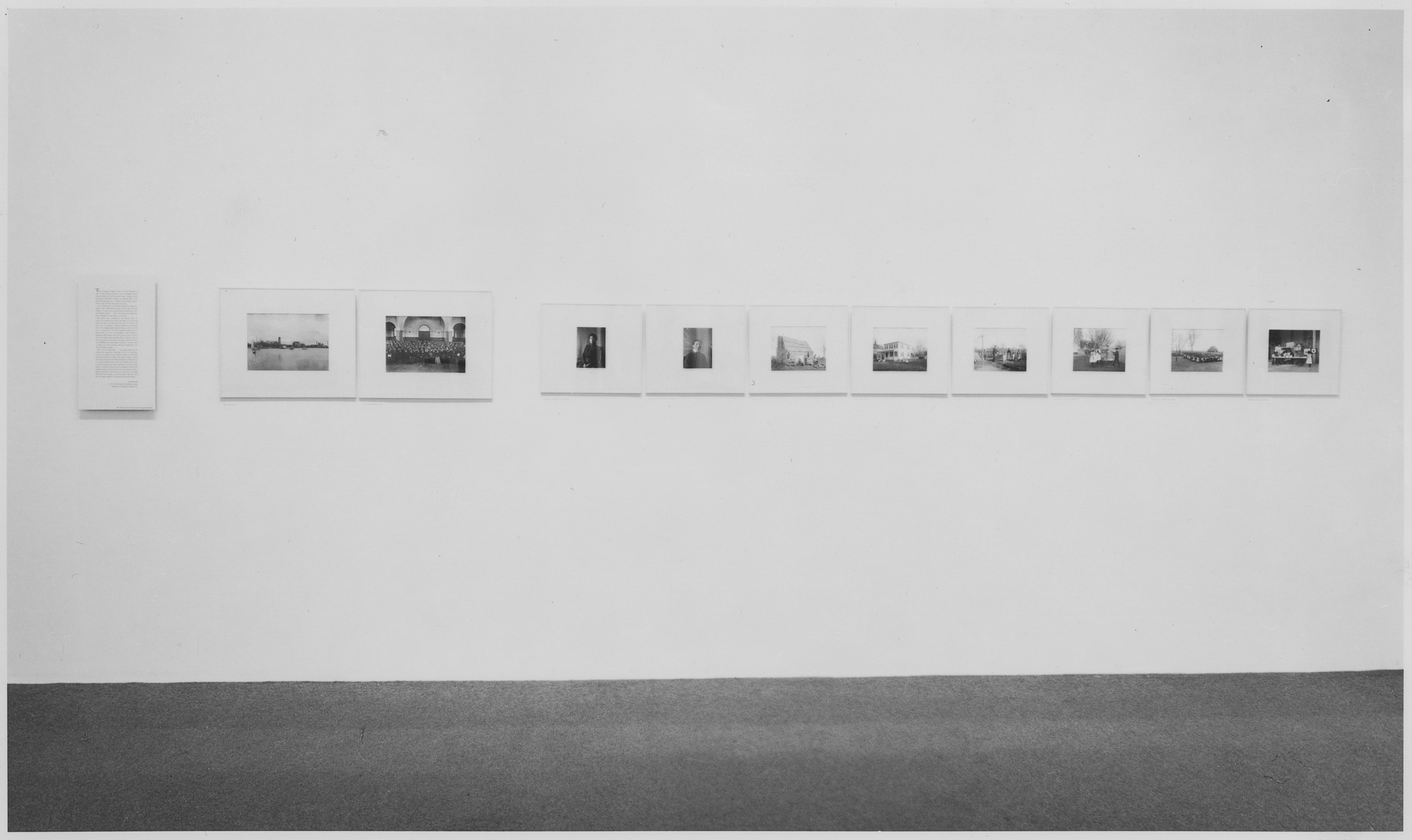 Installation view of the exhibition 