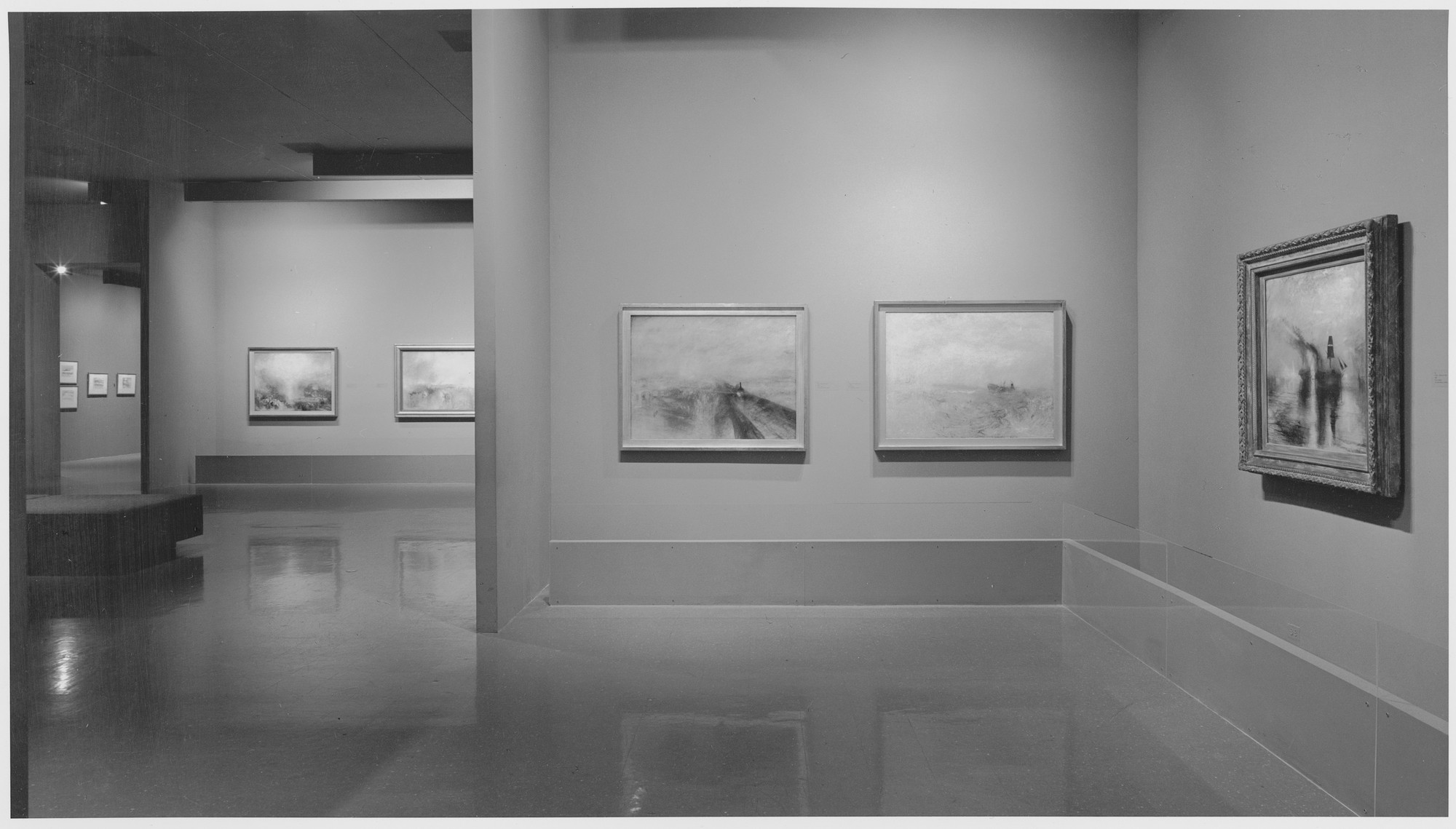 Installation view of the exhibition "Turner Imagination and Reality