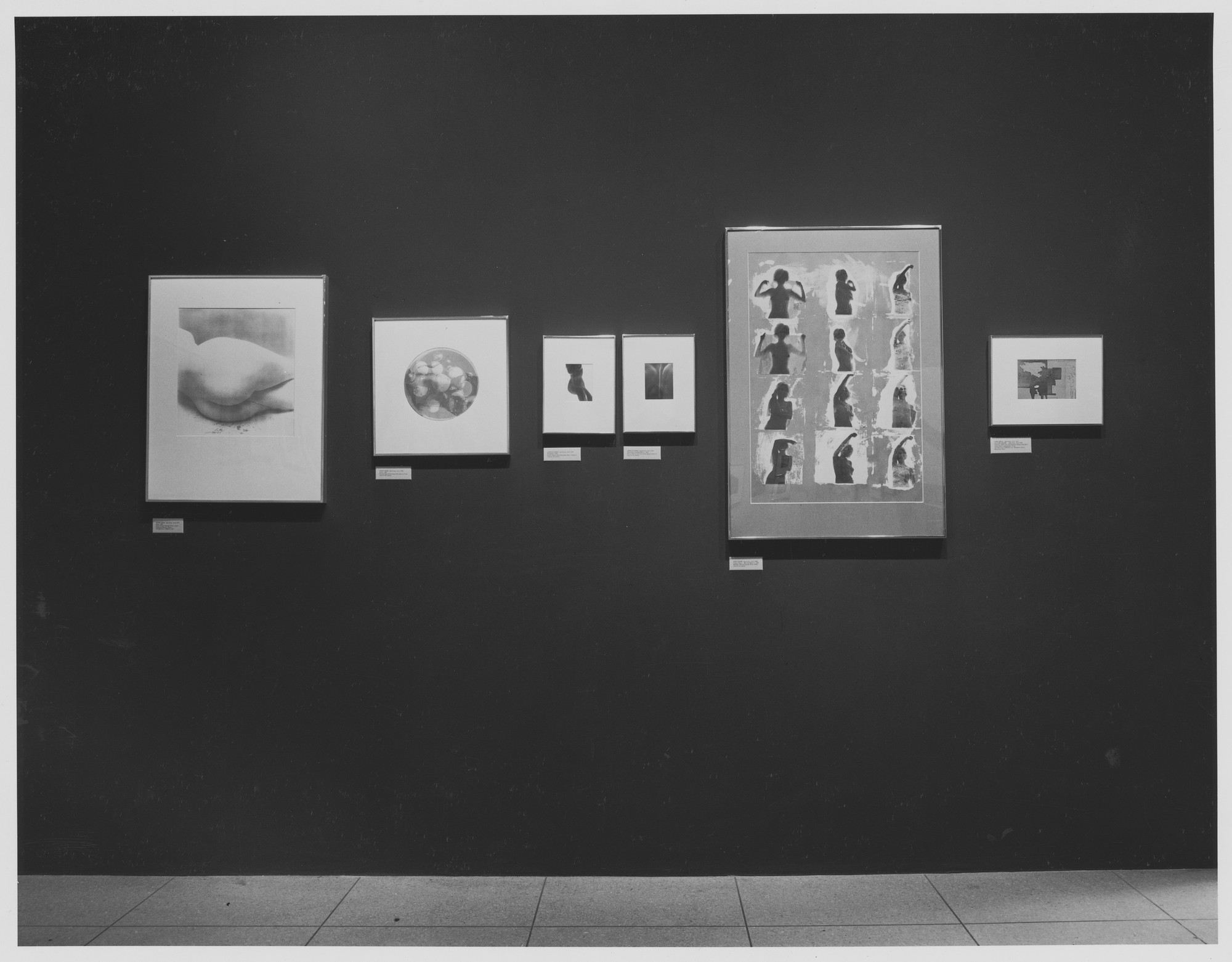 Installation view of the exhibition "Photography as Printmaking." MoMA