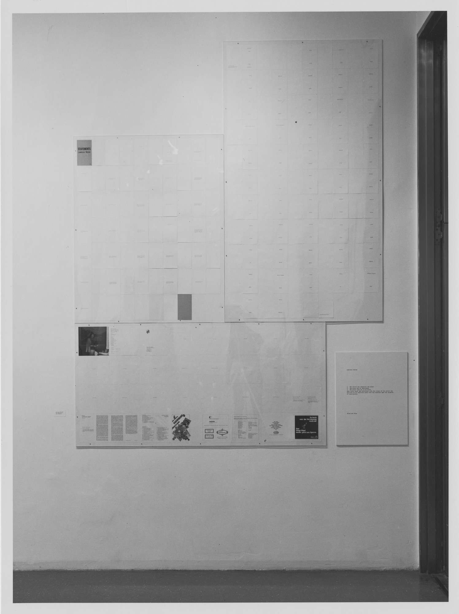 Installation View Of The Exhibition "Information" | MoMA