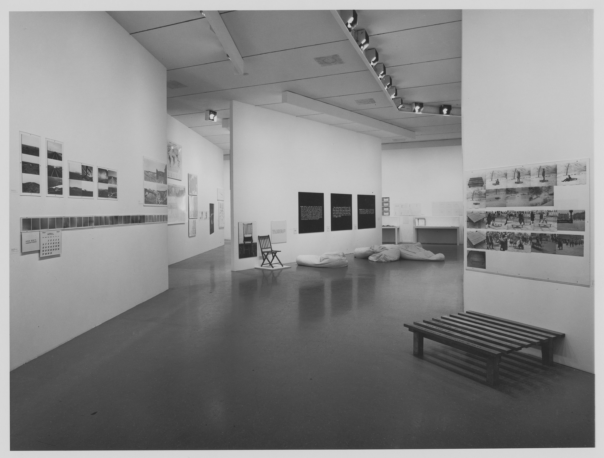 Installation view of the exhibition "Information" MoMA